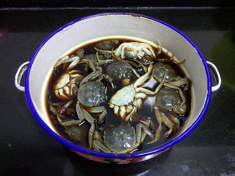 黄酒醉螃蟹步骤8