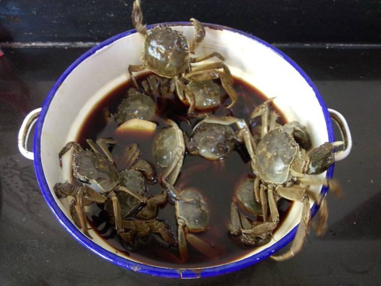 黄酒醉螃蟹步骤6