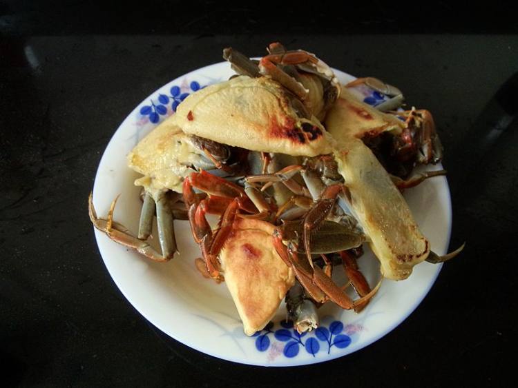 毛豆子面拖蟹步骤7