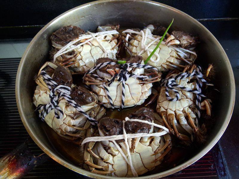 黄酒煮大闸蟹步骤5