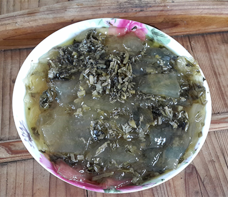 咸菜炒粉皮步骤8