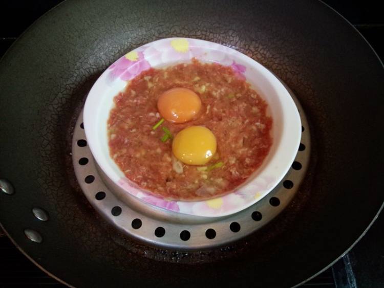 肉糜蒸蛋步骤6