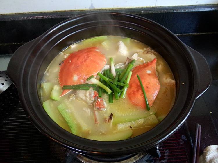 豆腐西葫芦海蟹煲步骤11