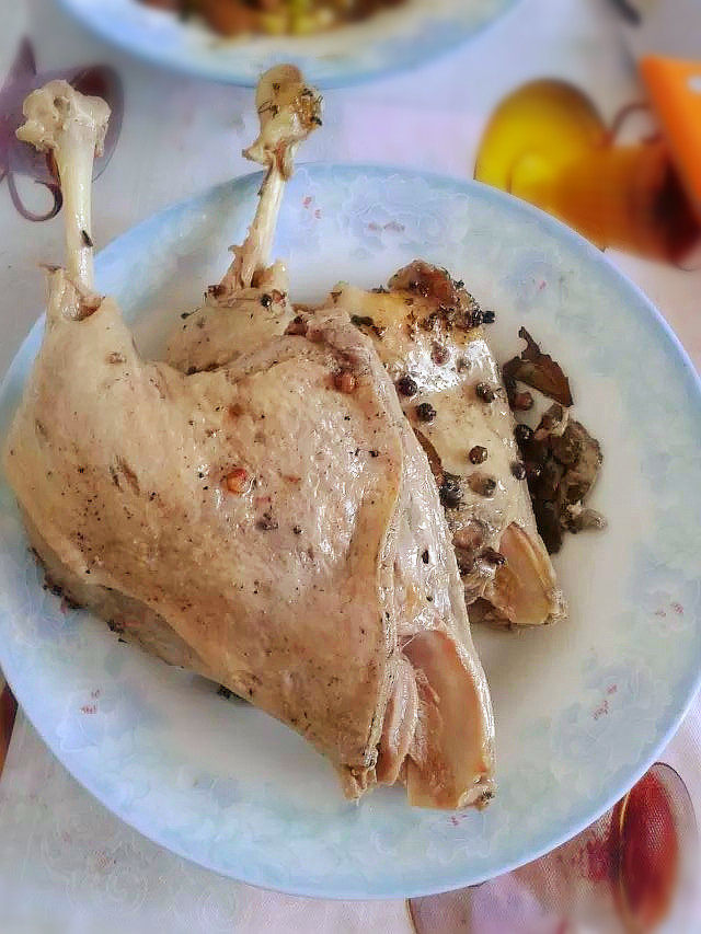 椒盐桂花鸭步骤7