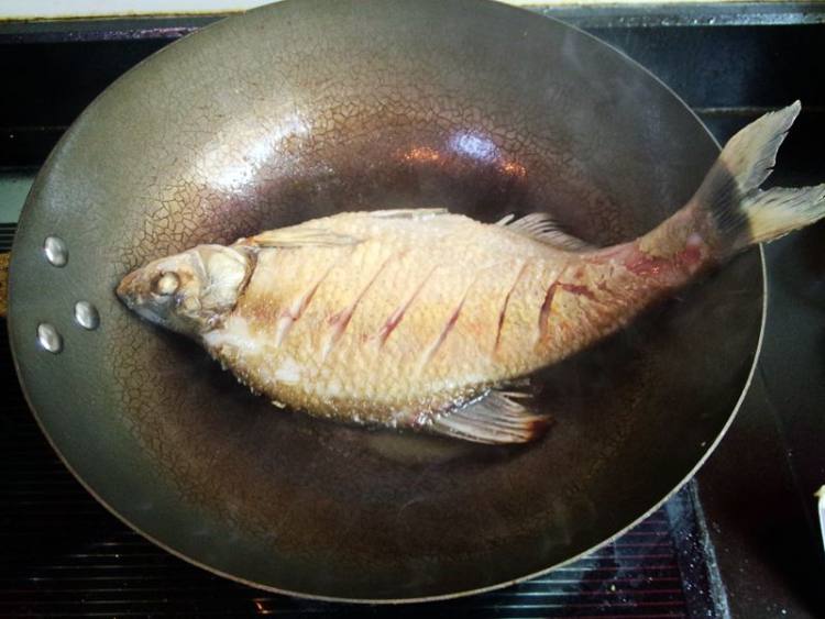 老豆腐烧鳊鱼步骤6