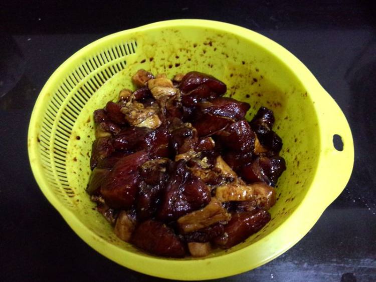 鲜肉糯米粽子步骤6