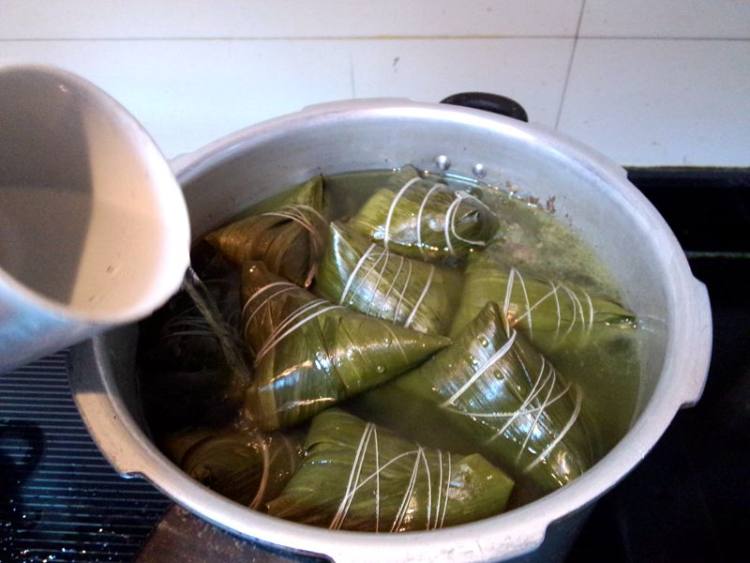 鲜肉糯米粽子步骤15