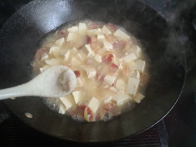 香肠豆腐羹步骤10