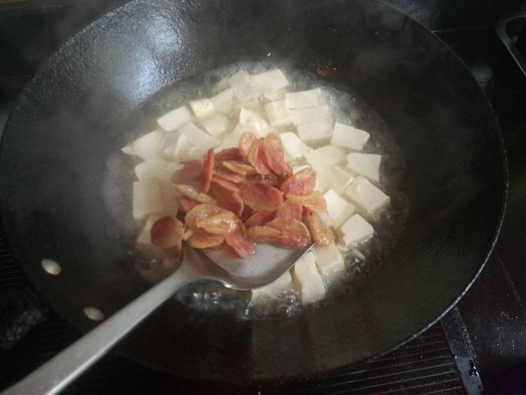 香肠豆腐羹步骤8