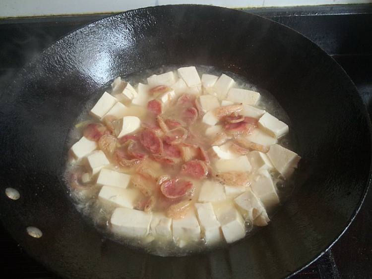 香肠豆腐羹步骤9
