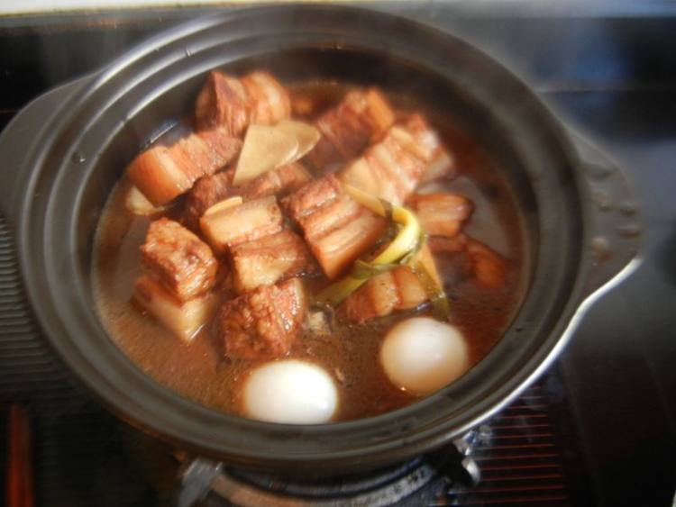 蛋烩五花肉步骤13
