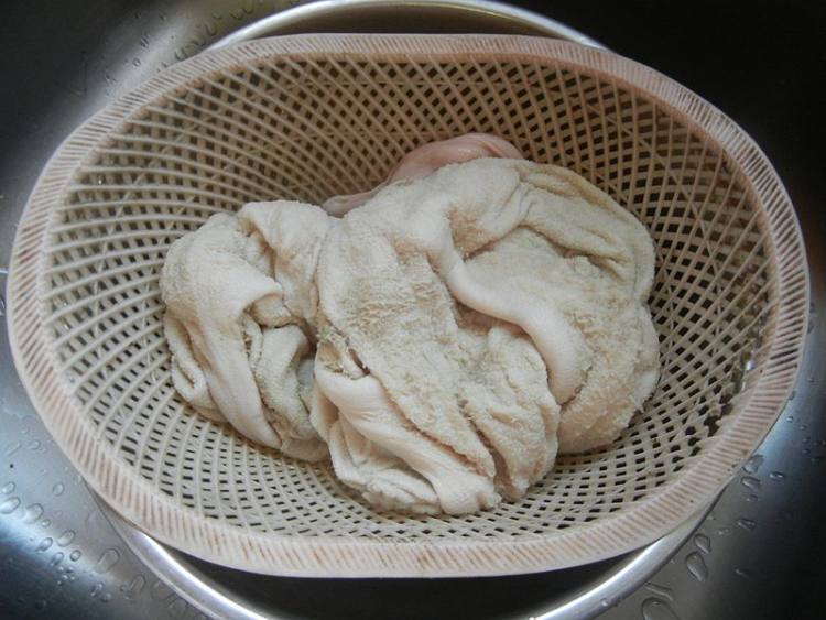 大葱炒羊百叶步骤2
