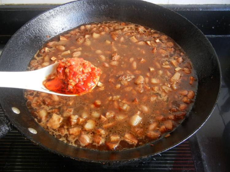 花生肉丁辣酱步骤13