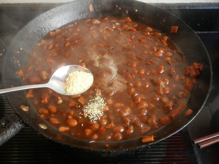 花生肉丁辣酱步骤17
