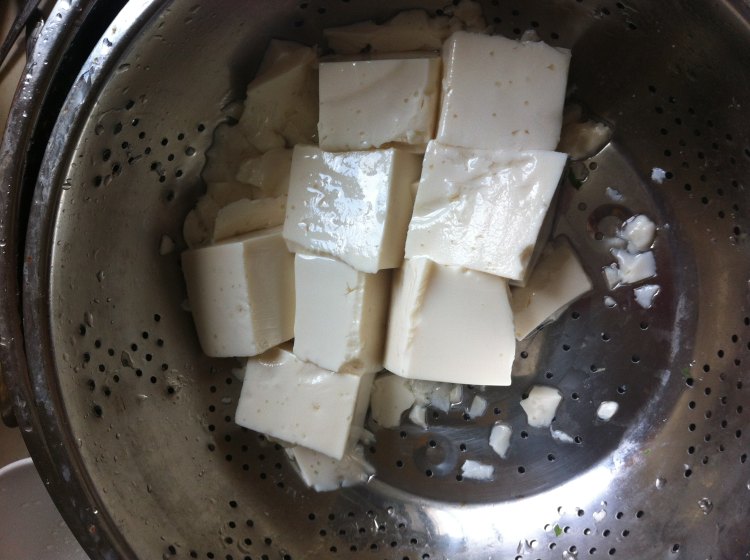 荠菜鸡丝豆腐羹步骤2