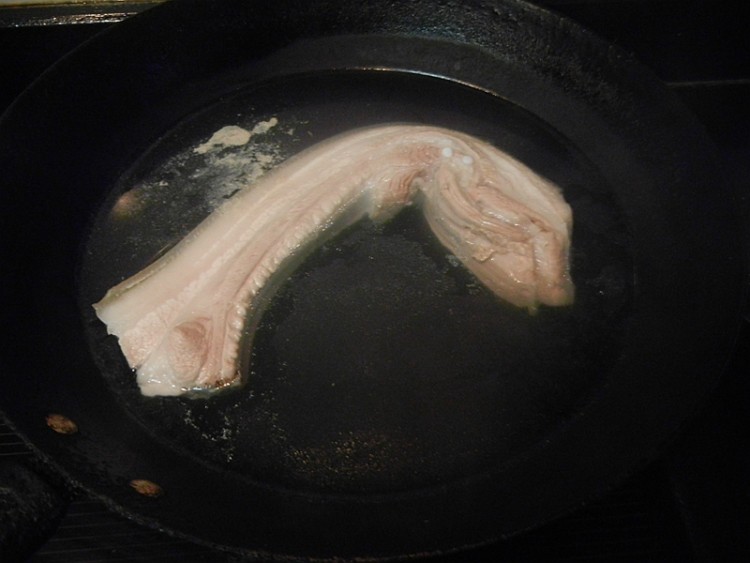 加饭酒焖勒条肉步骤2