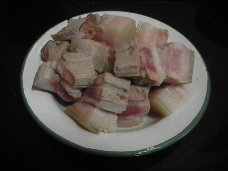 加饭酒焖勒条肉步骤3