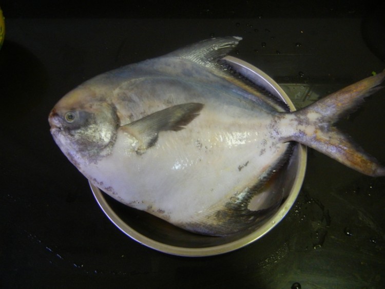 蒜子豆豉烧银鲳步骤1