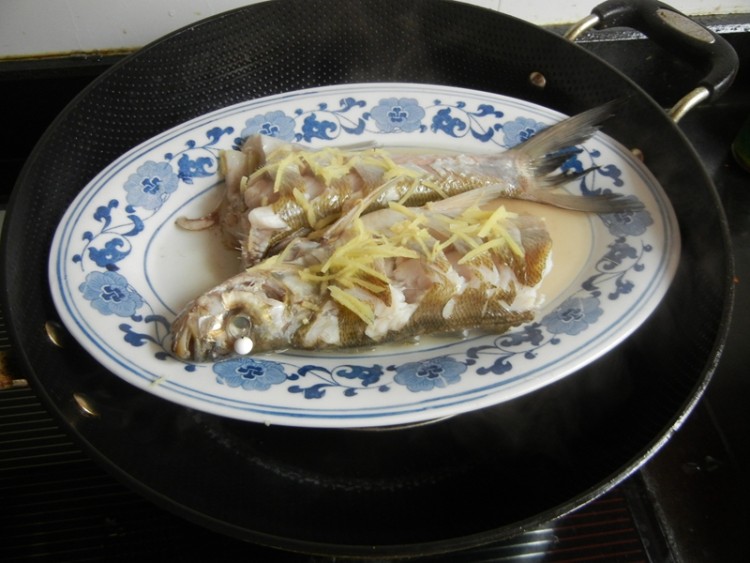 清蒸刁鱼步骤7