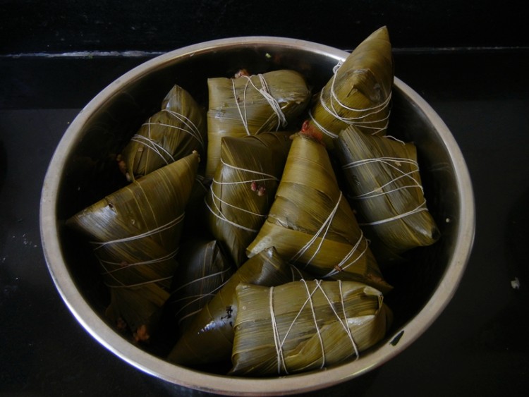 桂花红豆蜜枣粽步骤15