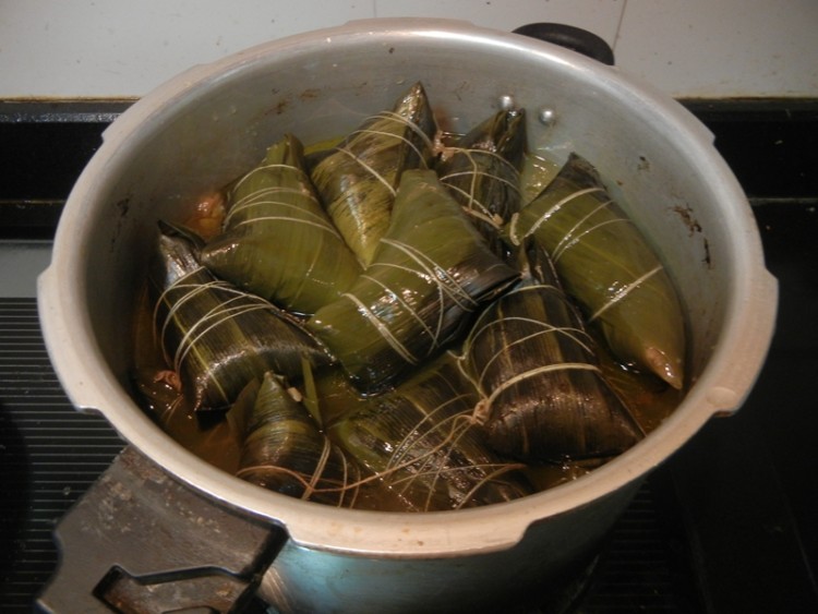 桂花红豆蜜枣粽步骤14