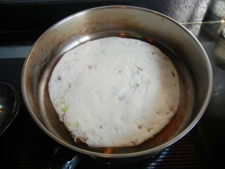 猪油渣葱花饼步骤9