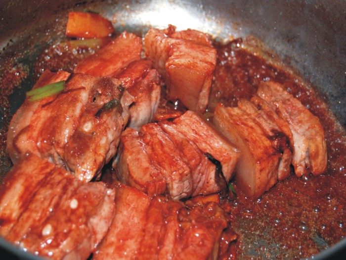 桂花酱汁肉步骤7