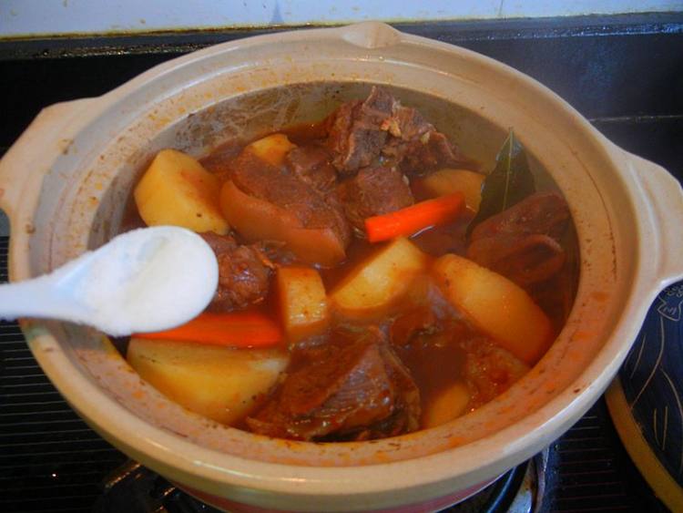 山药砂锅焖羊肉步骤14