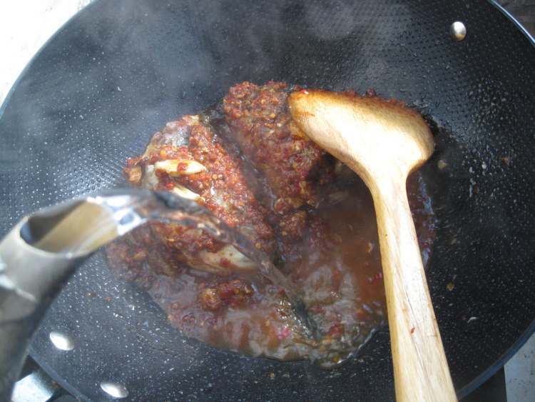 鱼头豆腐步骤12