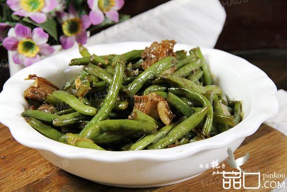 豆角焖肉