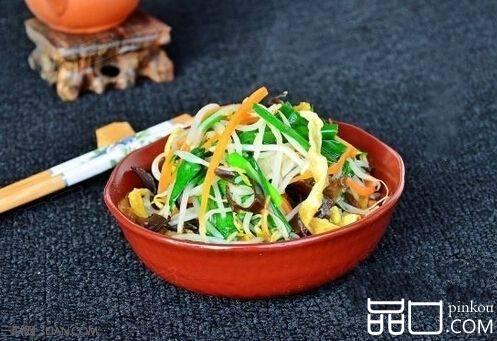 五彩炒合菜