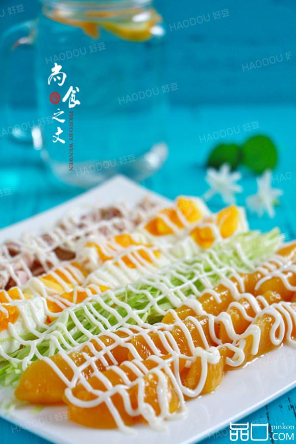 黄桃金枪鱼鸡蛋沙拉