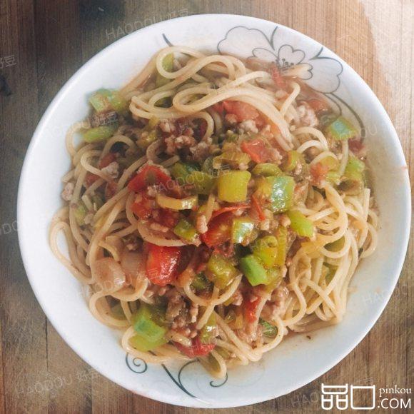 西红柿肉酱意面#此刻