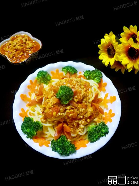 花样肉酱意面＃圣诞美
