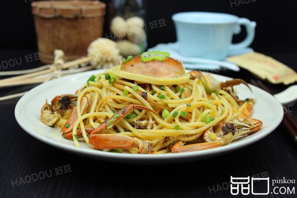 蟹炒意面