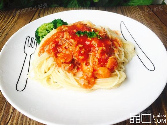 番茄肉末意面#百味来