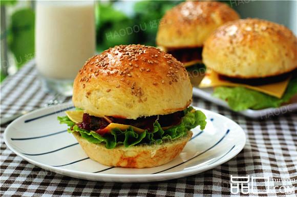 淡奶油牛肉汉堡