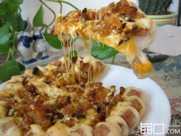烧烤风味花边披萨