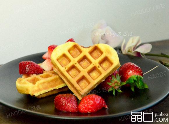 蛋糕版华夫饼