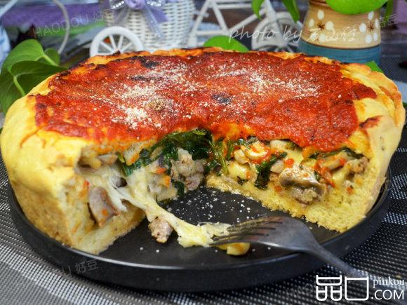 芝加哥馅饼披萨