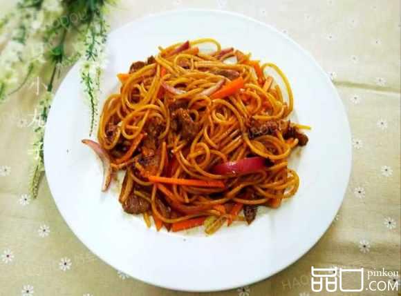 黑椒牛柳意面
