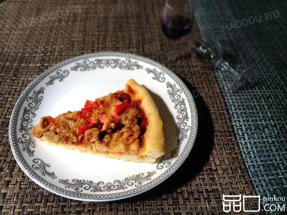 鸡腿肉披萨