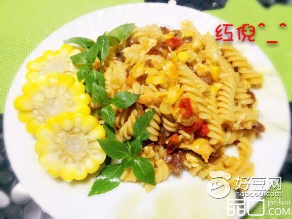 香炒螺旋意面