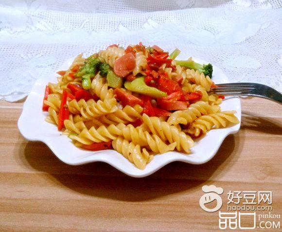 黄豆酱意面