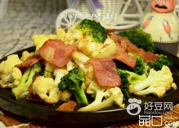 培根焗烤双花