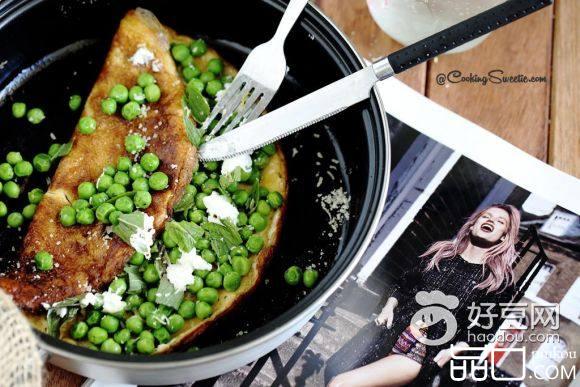 豌豆奶酪西式蛋饼OMEL