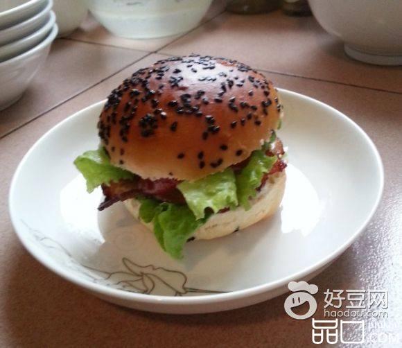培根酸奶汉堡