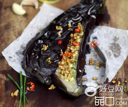 葱油蒜汁香烤茄子