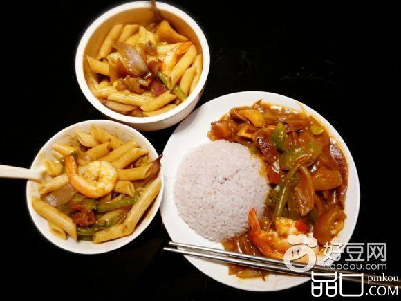 咖喱鱿鱼通心粉