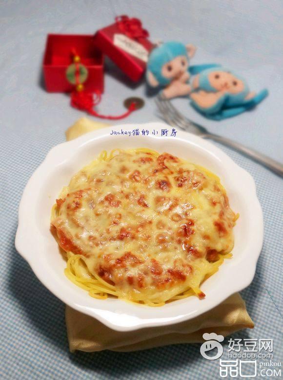 芝士肉酱焗意粉